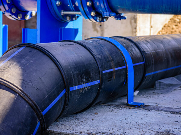 polyethylene pipe for irrigation water distribution