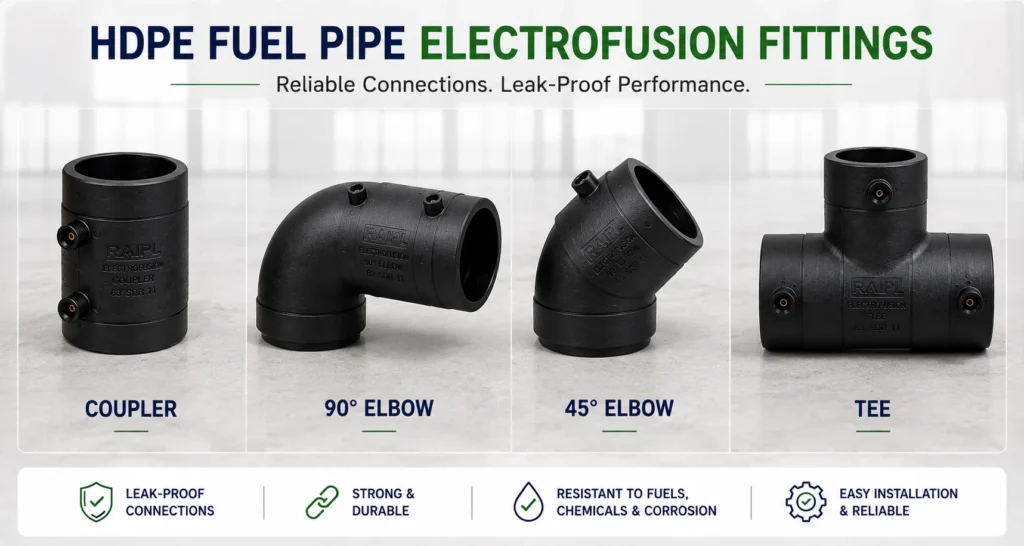 Electrofusion Fittingsfor HDPE fuel pipe